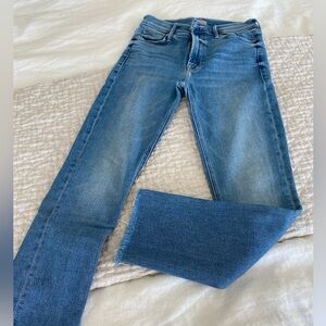 MOTHER denim jeans mid rise dazzler ankle 27